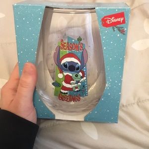 Brand new stitch wine glass